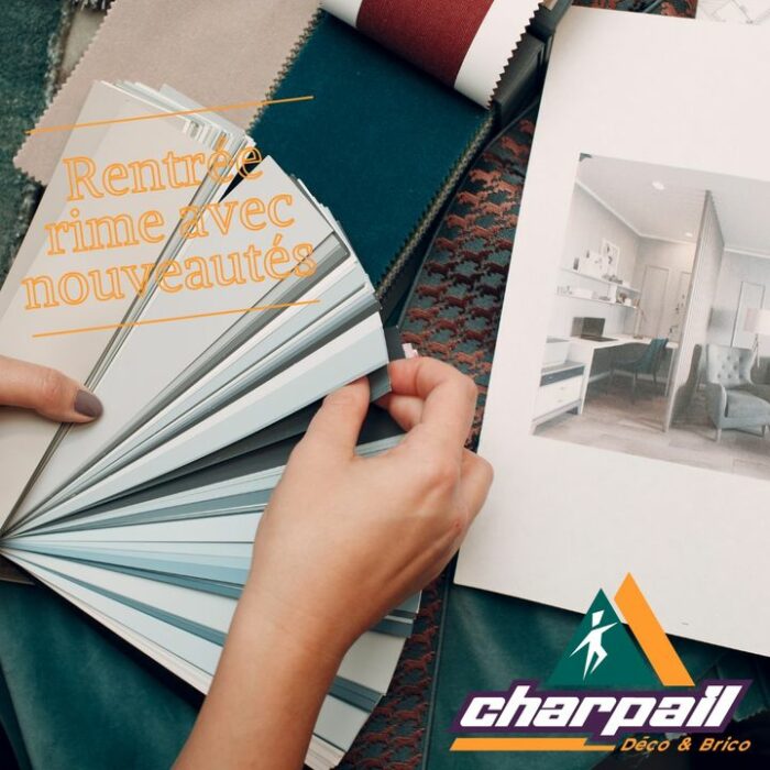 Et si vous profitiez de la #rentrée qui approche à grands pas pour donner un coup de neuf à votre intérieur ? 🖌️

→ Grâce à Charpail Déco & Brico, vous allez enfin pouvoir vous sentir bien chez vous ! 🧘

Notre équipe vous accompagne pour tous vos #projets d#aménagement intérieur et de #décoration avec des services de qualité professionnelle ! 👌
💡 Sols, peintures, papiers peints, ou encore préparations de surface, l’important pour nous est que vous vous sentiez bien chez vous !